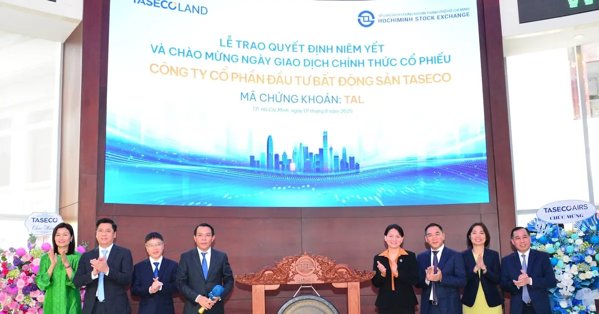 Cổ phiếu TAL của Taseco Land chính thức niêm yết: Cơ hội đầu tư bất động sản tiềm năng