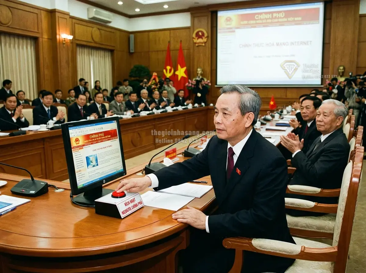 20 Năm Cổng Thông Tin Chính Phủ Hòa Mạng Internet Toàn Cầu: Tác Động Đến Thị Trường Bất Động Sản Và Đầu Tư Công Nghệ Việt Nam