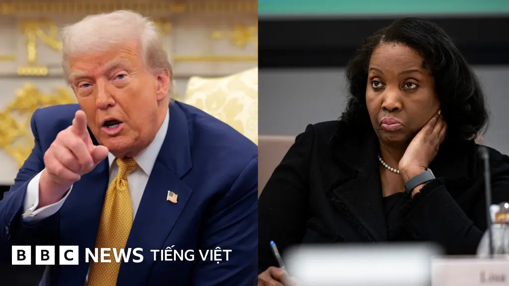 Ông Trump ra lệnh cách chức Thống đốc Fed Lisa Cook - BBC News Tiếng Việt