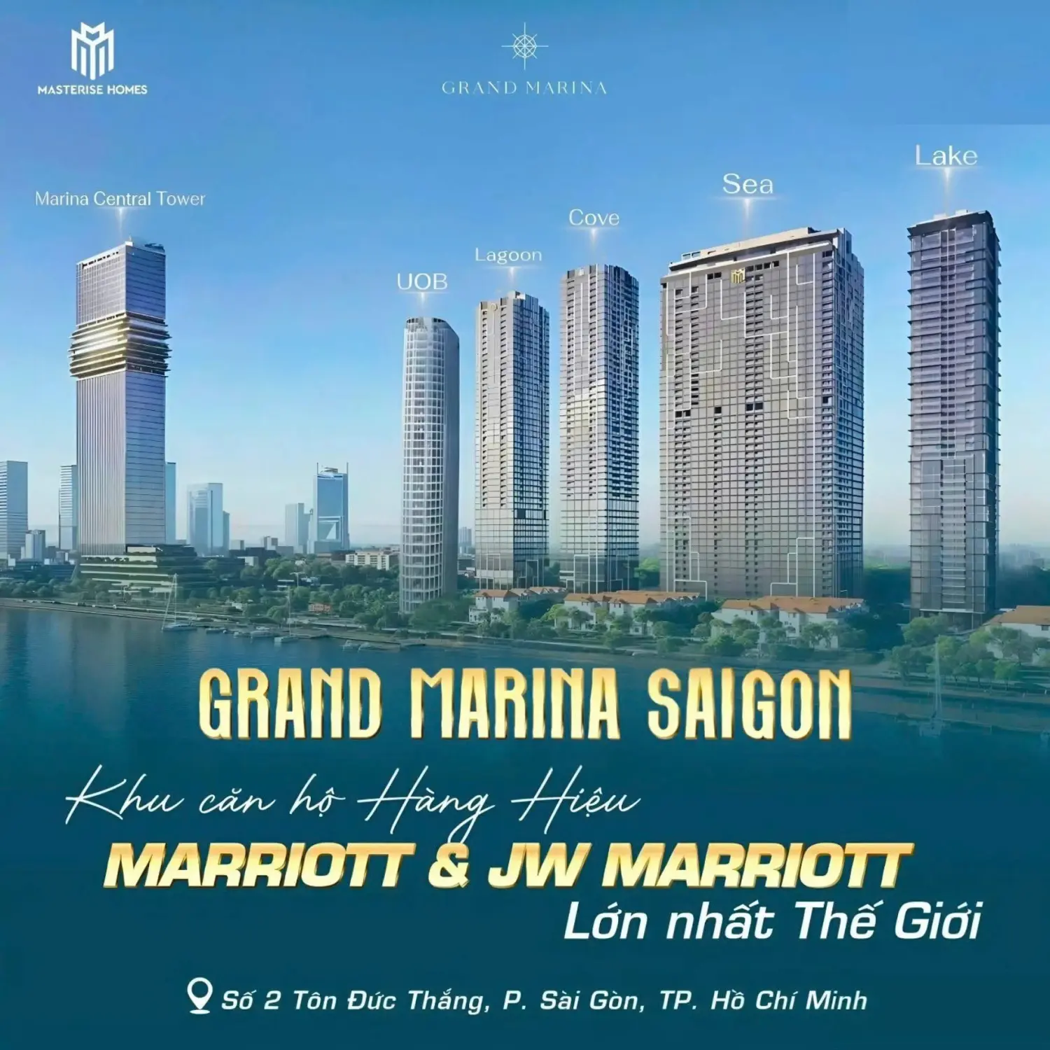 JW Marriott Residences Grand Marina Saigon: Tuyên Ngôn Sống Đẳng Cấp Quốc Tế