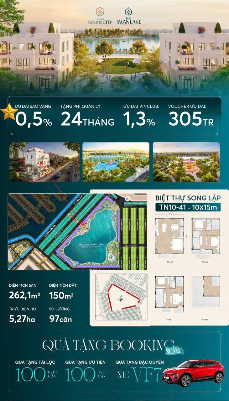 Vinhomes Green City: Kiến tạo chuẩn sống xanh tại Tây Bắc TP.HCM