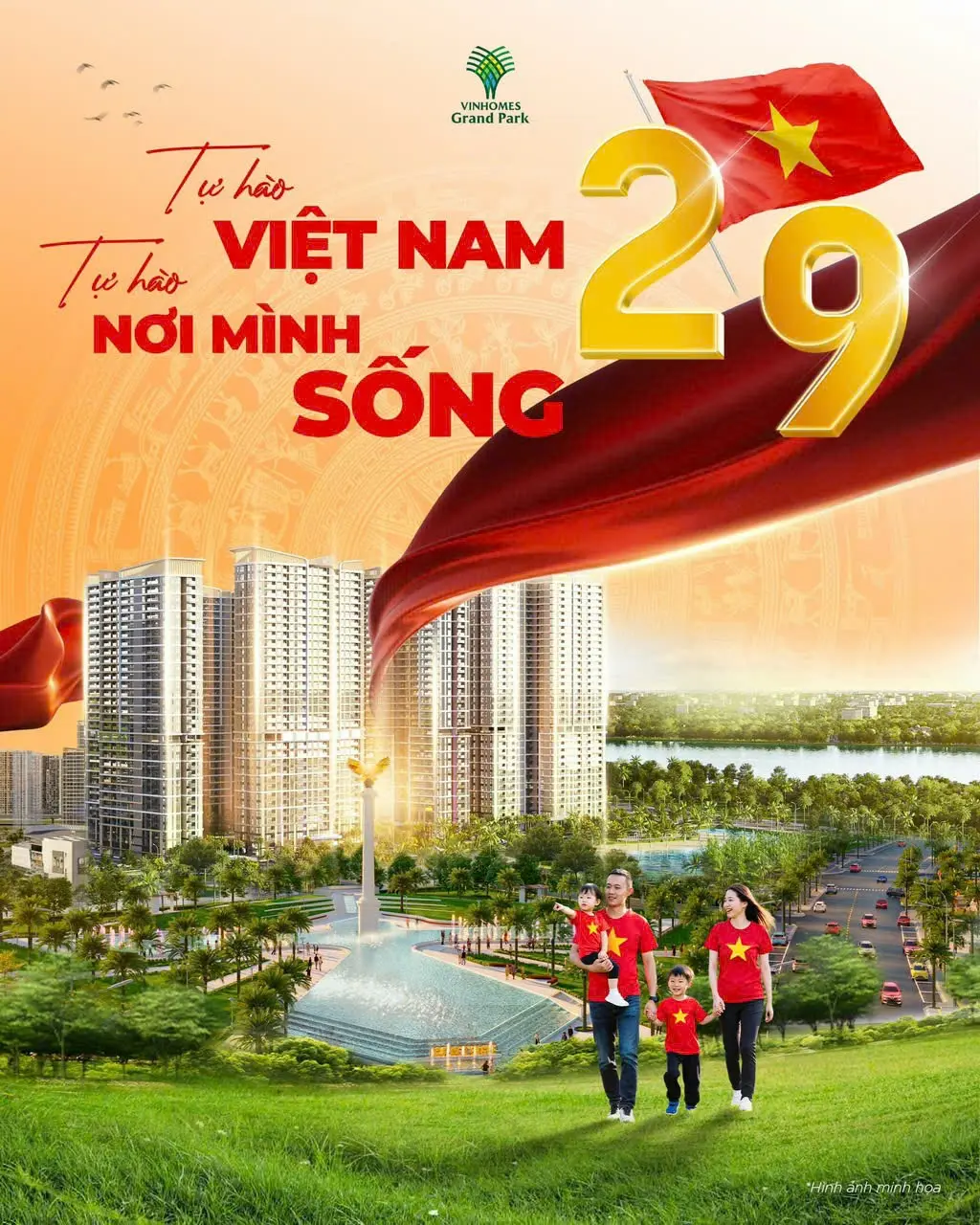 Chào Mừng Kỷ Niệm 80 Năm Quốc Khánh: Vinhomes Grand Park Góp Phần Xây Dựng Đất Nước