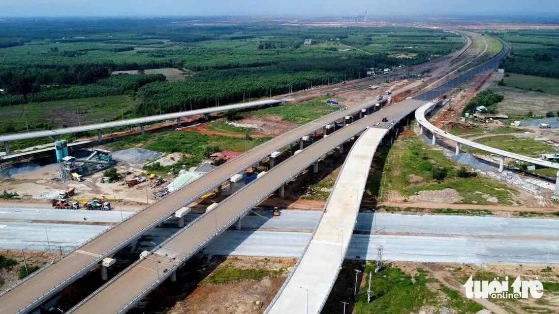 Tiến độ thi công các dự án giao thông kết nối Sân bay Long Thành