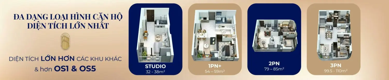 Khám Phá Layout Căn Hộ Điển Hình Tại The Opus One OS2: Lựa Chọn Hoàn Hảo Cho Gia Đình Bạn