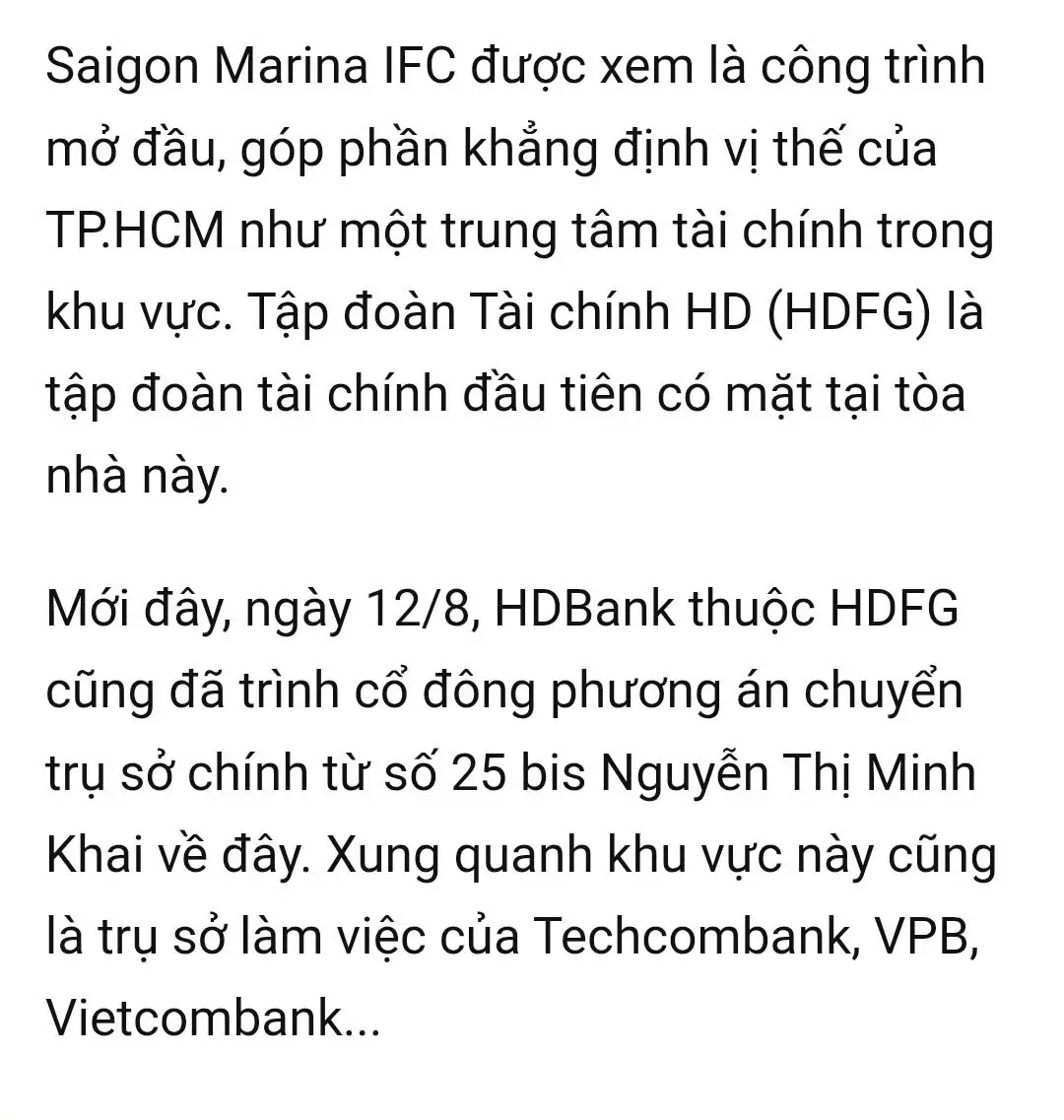 Saigon Marina IFC: Thay Đổi Bảng Xếp Hạng Các Tòa Nhà Chọc Trời Tại TP.HCM