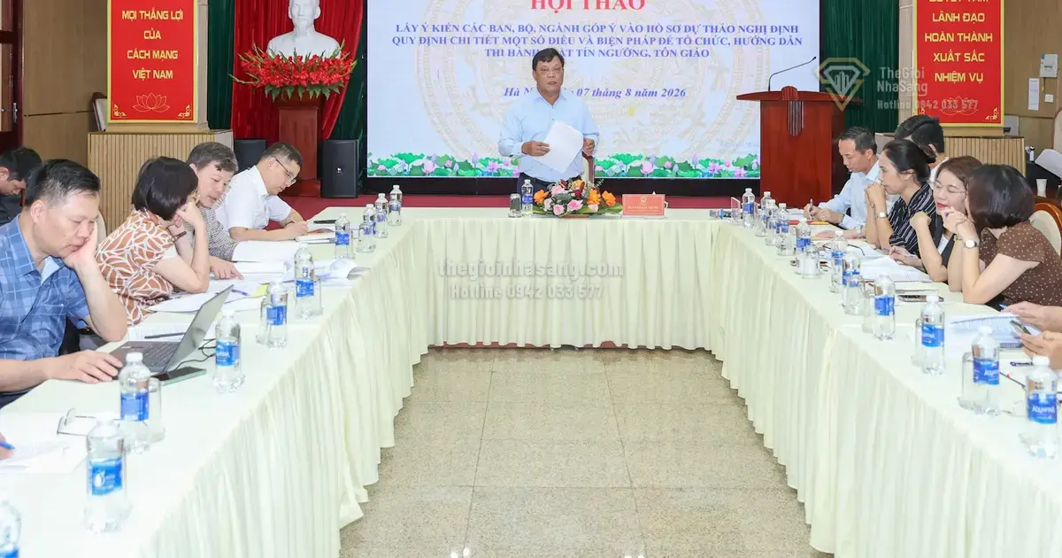 Áp Lực Tiến Độ Nghị Định Hướng Dẫn Luật Tín Ngưỡng, Tôn Giáo 2026 và Tác Động Đến Thị Trường Bất Động Sản Việt Nam