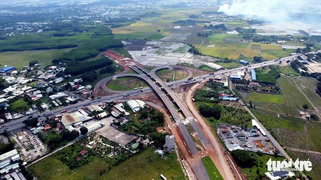 Tiến độ thi công các dự án giao thông kết nối Sân bay Long Thành