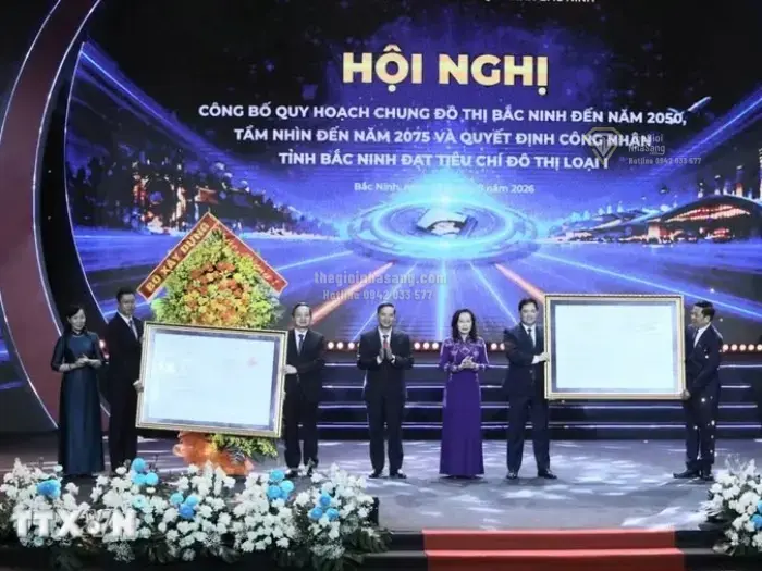 Bắc Ninh Đạt Tiêu Chuẩn Đô Thị Loại I: Bước Đệm Vững Chắc Cho Thành Phố Trực Thuộc Trung Ương Đến Năm 2050
