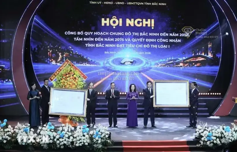 Bắc Ninh Đạt Tiêu Chuẩn Đô Thị Loại I: Bước Đệm Vững Chắc Cho Thành Phố Trực Thuộc Trung Ương Đến Năm 2050