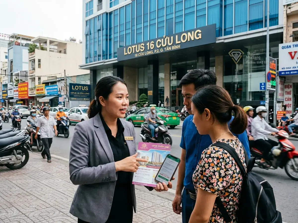 Bán Building LOTUS 16 Cửu Long, Quận Tân Bình, 293m2, 15x tỷ