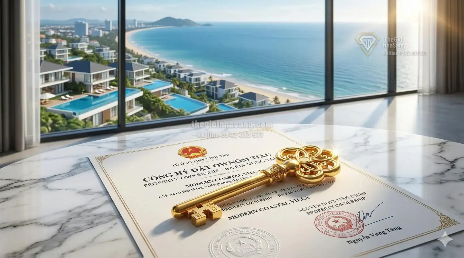 Biệt Thự Biển Vũng Tàu Sở Hữu Lâu Dài: Giải Pháp Bảo Toàn Tài Sản Bền Vững Cho Giới Tinh Hoa