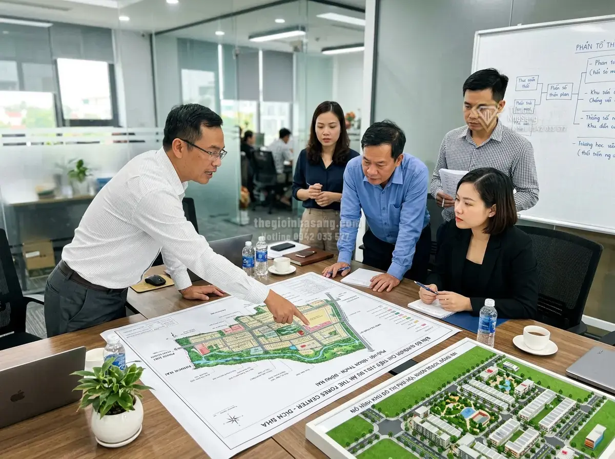 Biệt thự dự án The Fores Center Nhơn Trạch Đồng Nai diện tích 29313m2 giá 3.25Tỷ