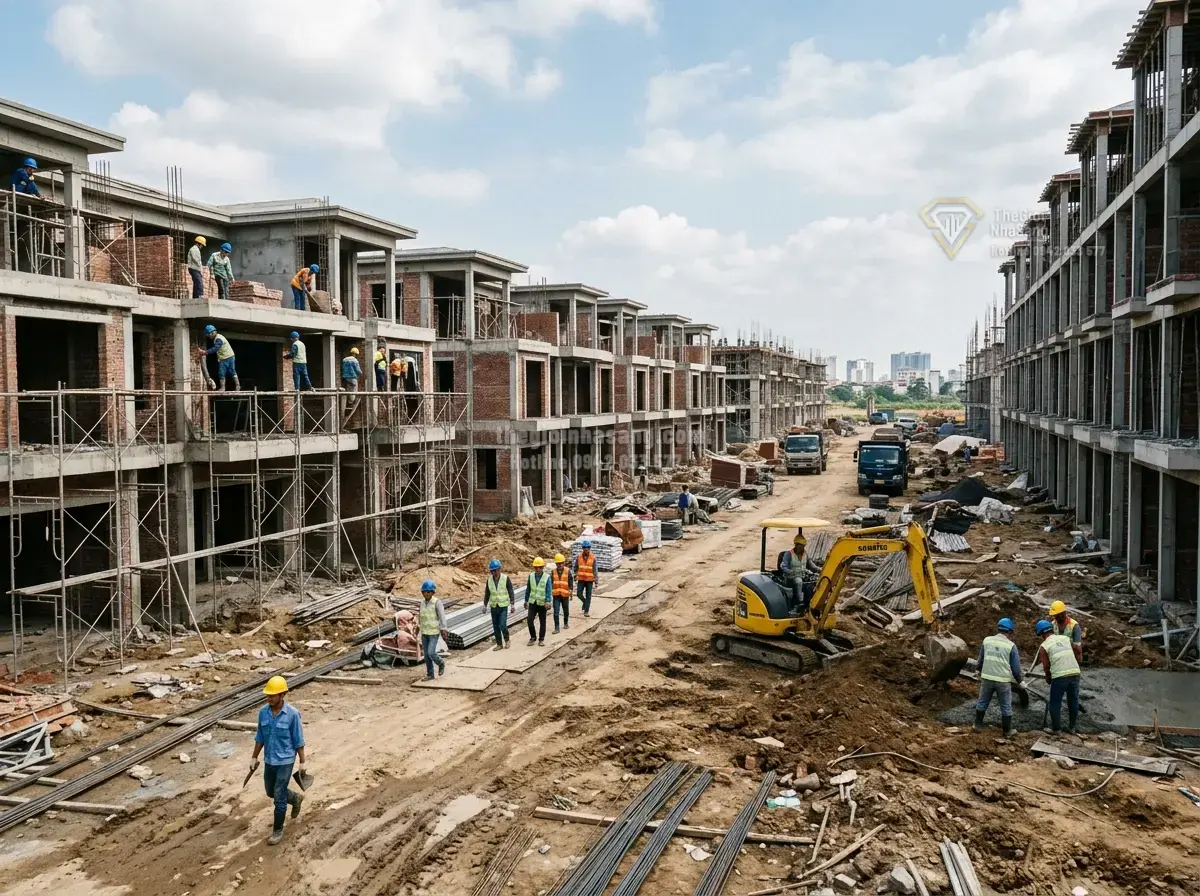 Biệt thự dự án The Fores Center Nhơn Trạch Đồng Nai diện tích 29313m2 giá 3.25Tỷ