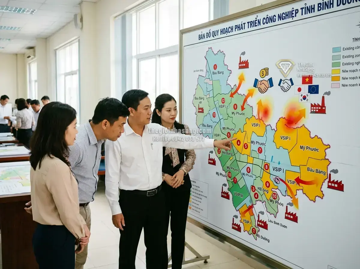 Bình Dương Mở Rộng Khu Công Nghiệp Hơn 500 Ha: Cơ Hội Vàng Cho Thị Trường Bất Động Sản Công Nghiệp 2026