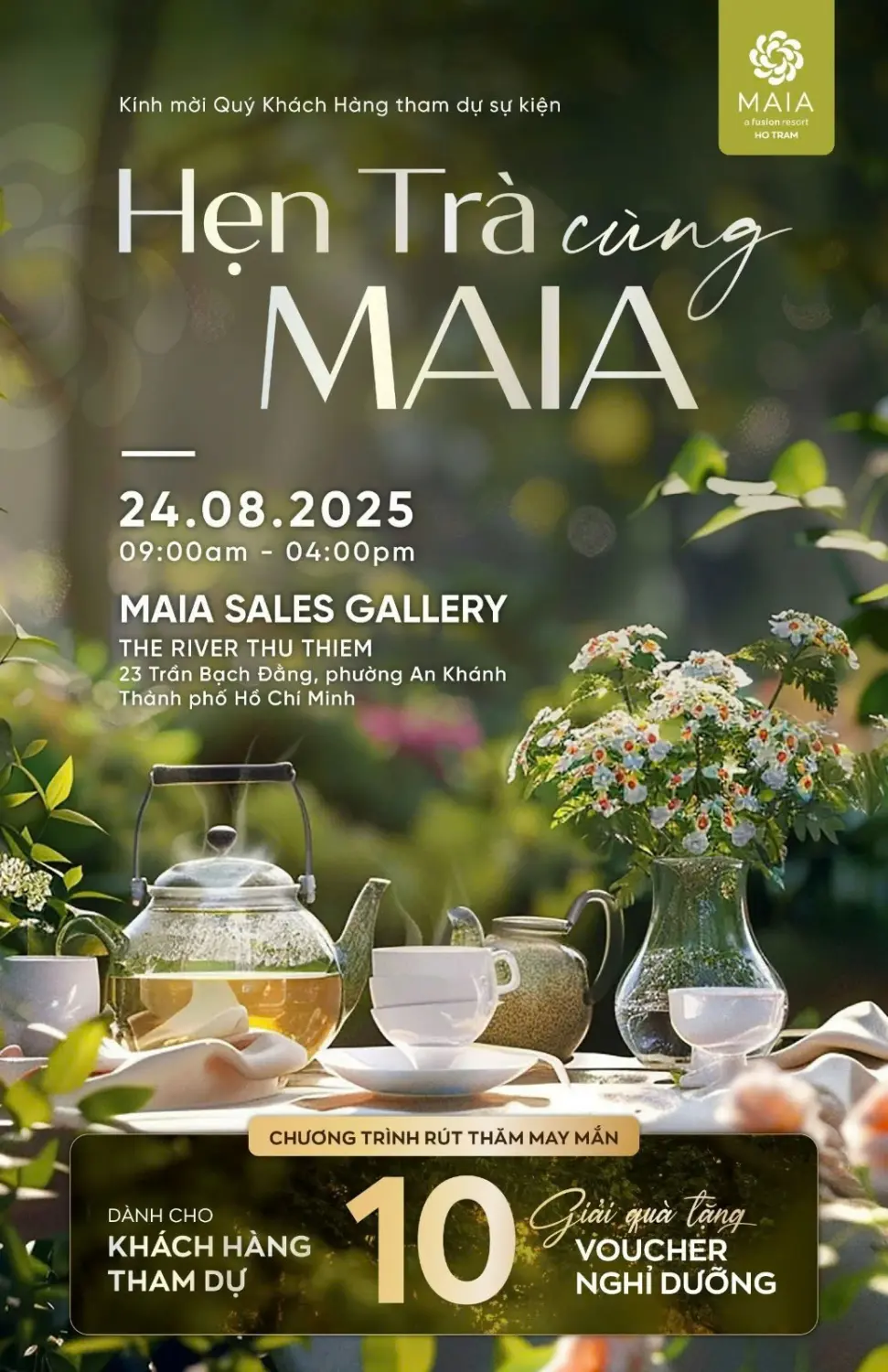 Cuối Tuần Thư Giãn Cùng MAIA: Trải Nghiệm Resort Và Nhận Quà Hấp Dẫn