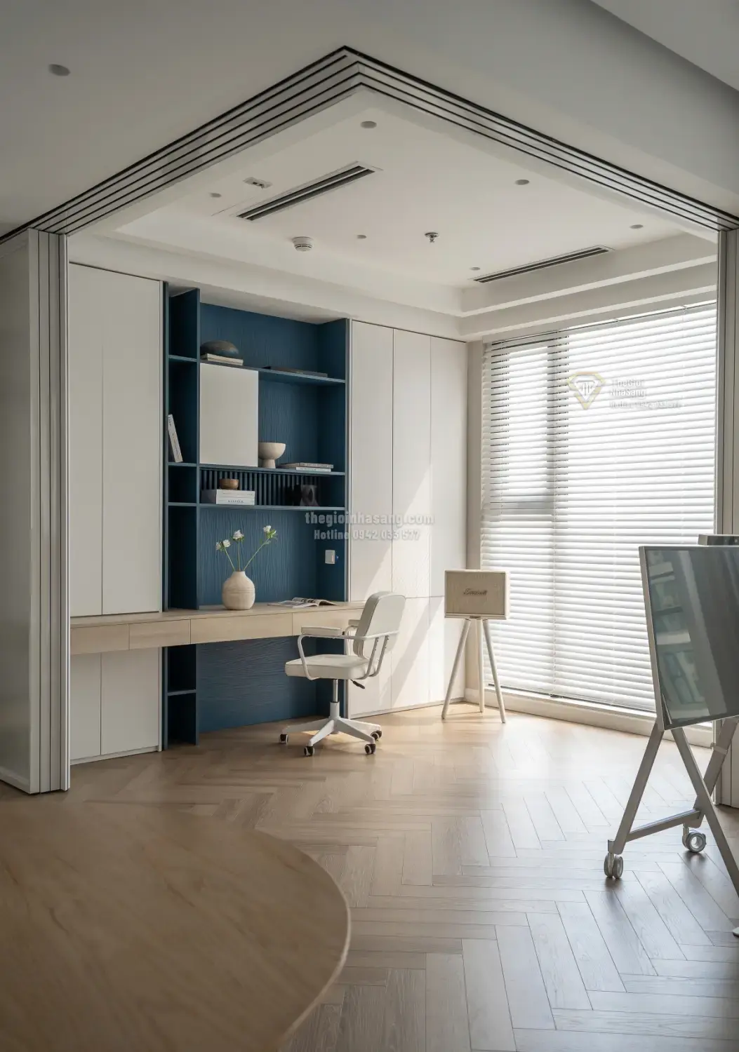 Cải Tạo Căn Hộ 73,5 m2 Tại Hà Nội: Giải Pháp Mở Rộng Không Gian Sống Và Làm Việc Hiện Đại