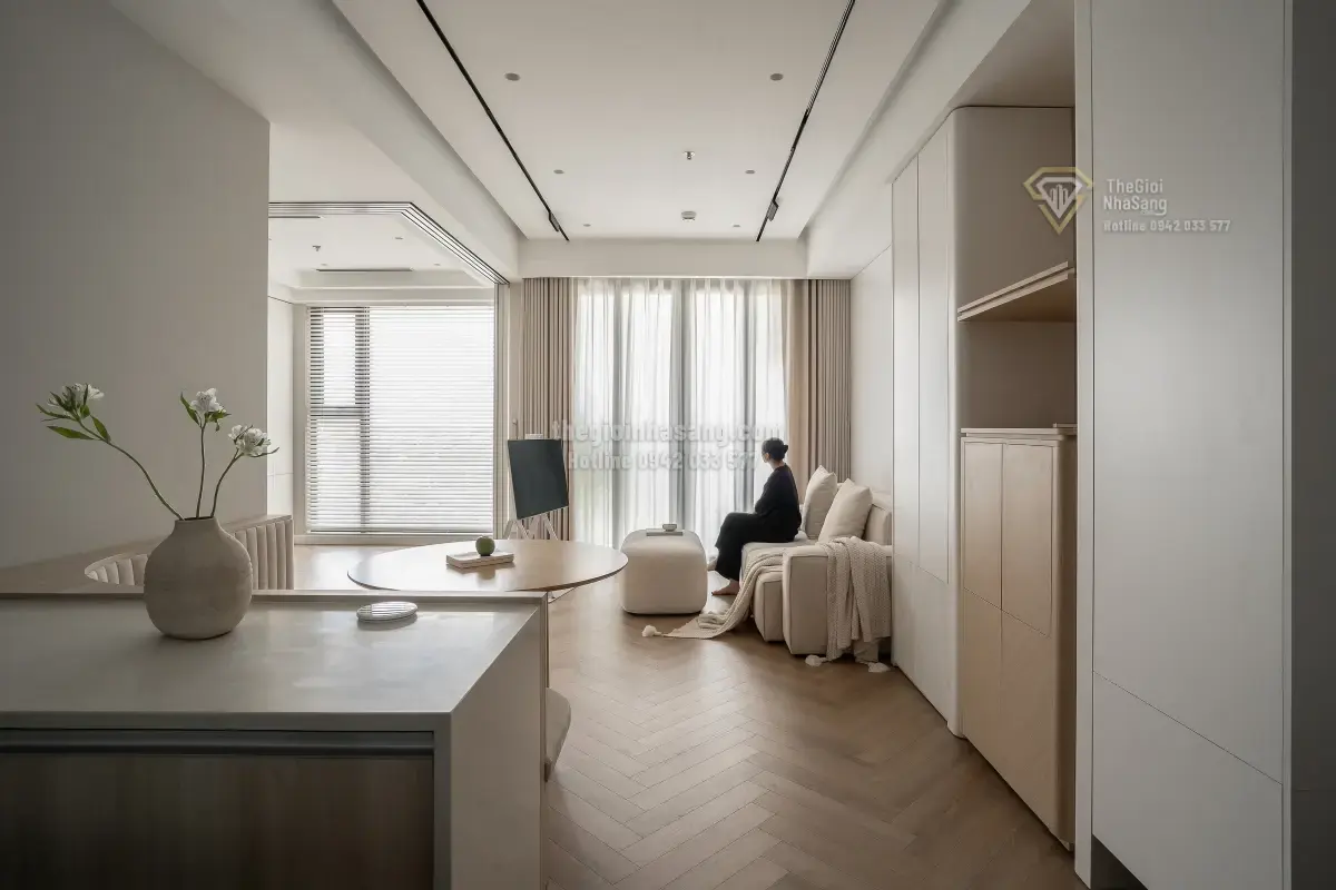 Cải Tạo Căn Hộ 73,5 m2 Tại Hà Nội: Giải Pháp Mở Rộng Không Gian Sống Và Làm Việc Hiện Đại