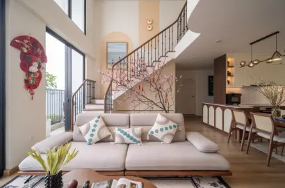 Cải Tạo Penthouse 140m2 Phong Cách Farmhouse Tại Hưng Yên Với Chi Phí 1,4 Tỷ Đồng