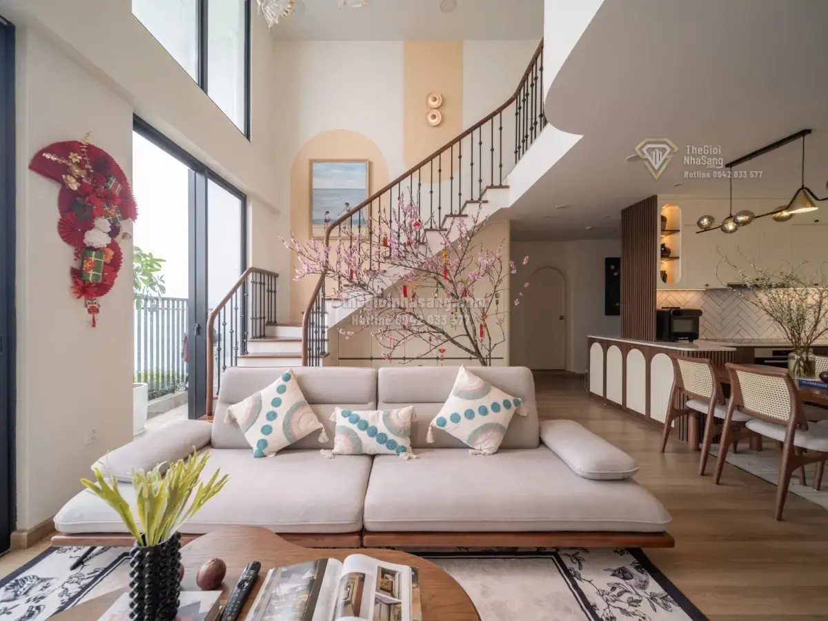 Cải Tạo Penthouse 140m2 Phong Cách Farmhouse Tại Hưng Yên Với Chi Phí 1,4 Tỷ Đồng