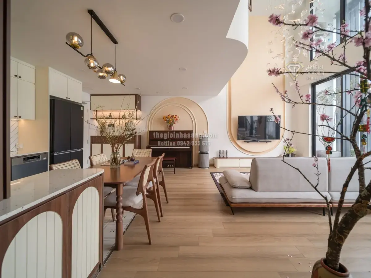 Cải Tạo Penthouse 140m2 Phong Cách Farmhouse Tại Hưng Yên Với Chi Phí 1,4 Tỷ Đồng