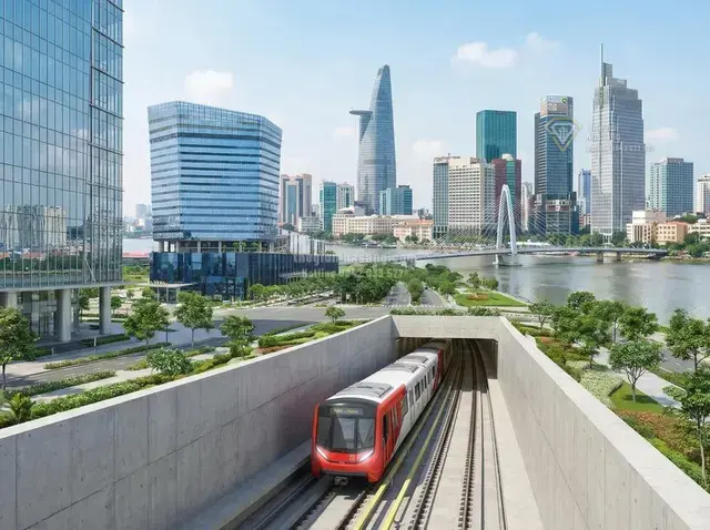 Cập nhật tiến độ tuyến metro kết nối TP.HCM và sân bay Long Thành do THACO đề xuất
