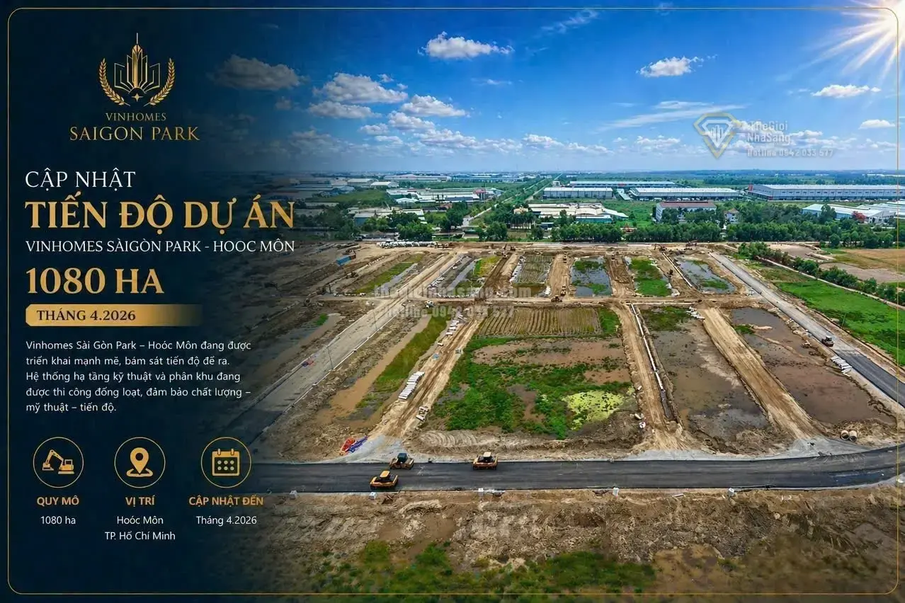 Cập Nhật Tiến Độ Vin Hóc Môn: Hạ Tầng Đang Tăng Tốc, Cơ Hội Đầu Tư Bất Động Sản Cao Cấp Nổi Bật