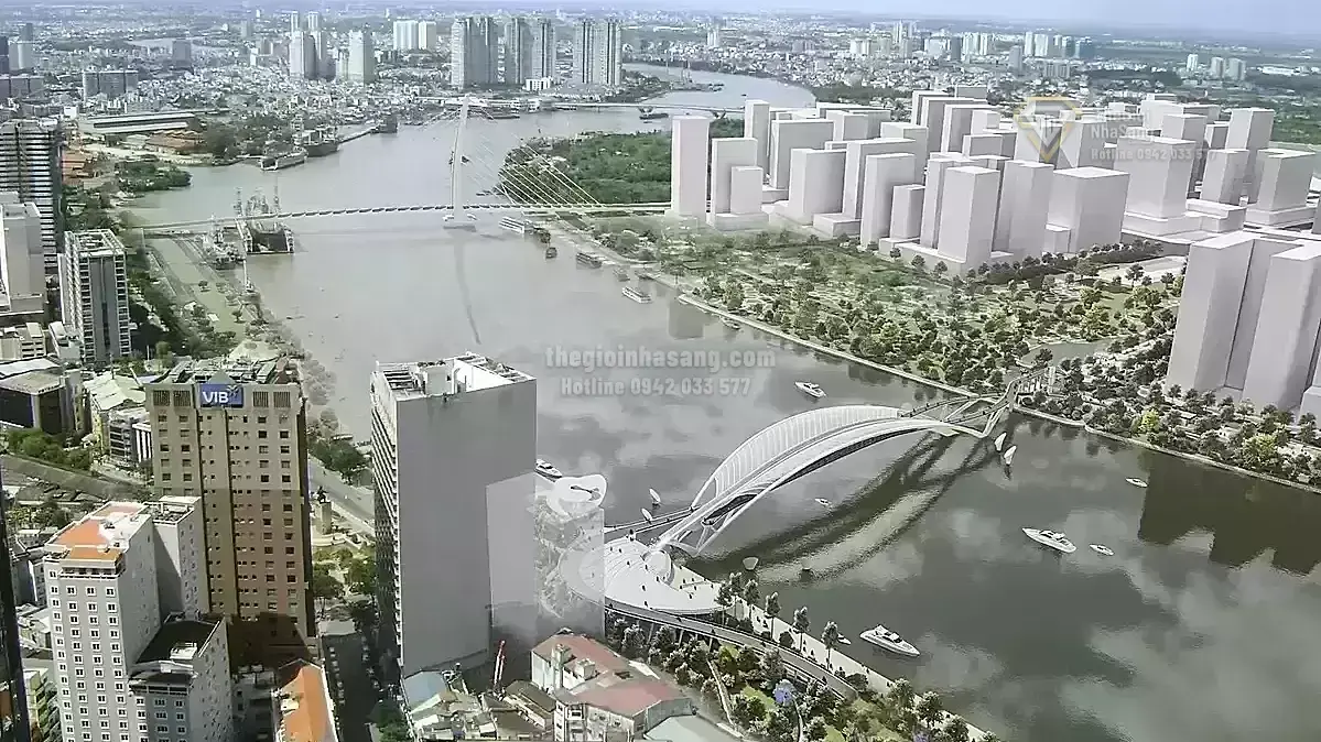 Cầu đi bộ qua sông Sài Gòn: Đòn bẩy hạ tầng mở rộng không gian đô thị và cơ hội đầu tư bất động sản Thủ Thiêm 2027
