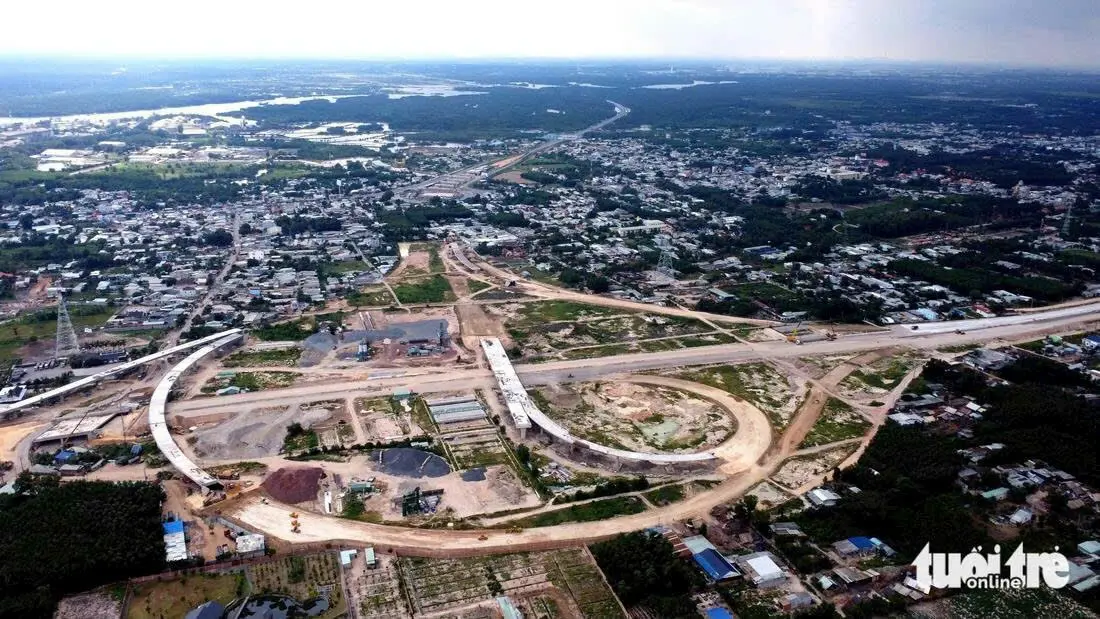 Tiến độ thi công các dự án giao thông kết nối Sân bay Long Thành