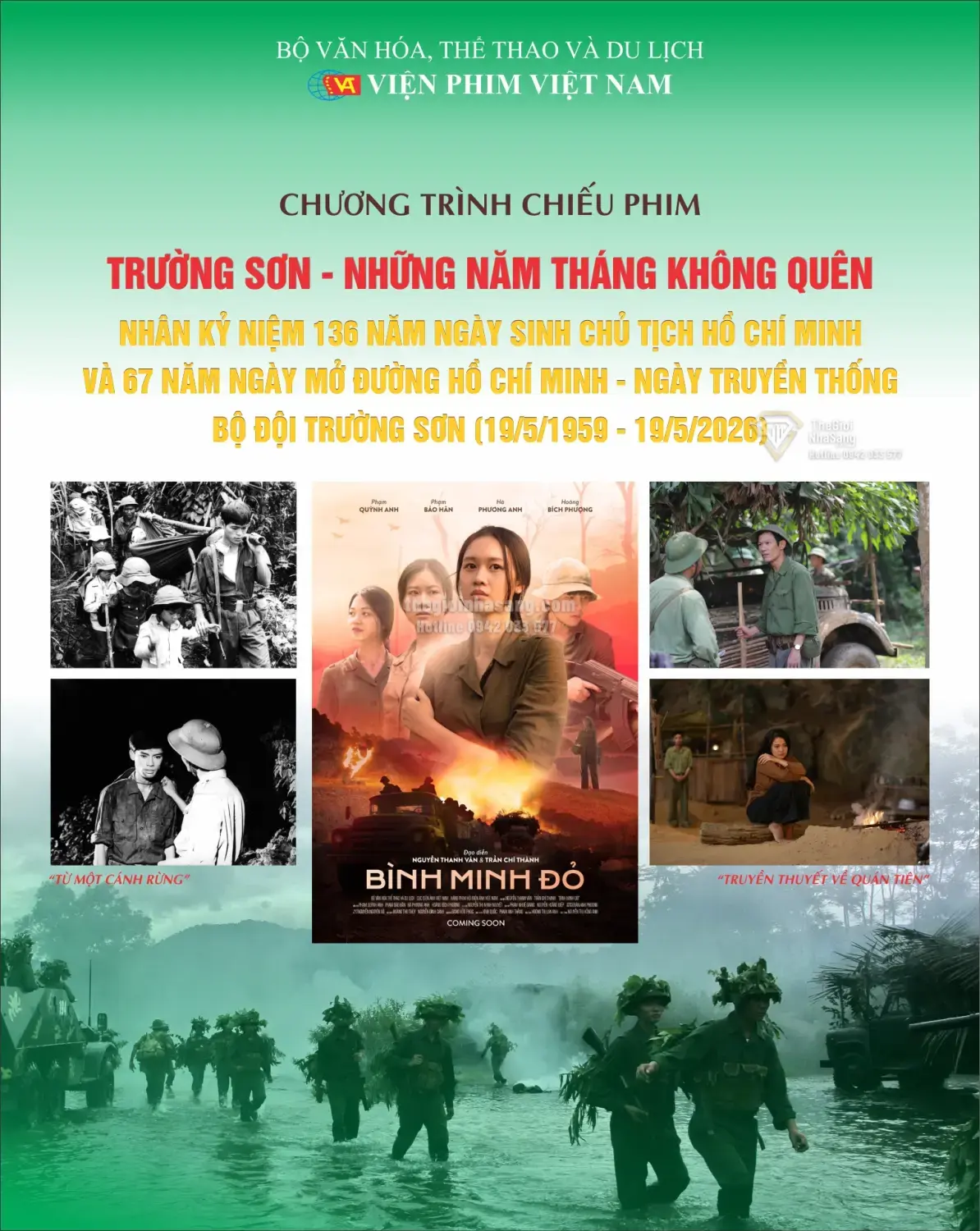 Chiếu phim chuyên đề Trường Sơn: Hồi ức lịch sử và tác động đến phát triển đô thị, bất động sản vùng trọng điểm