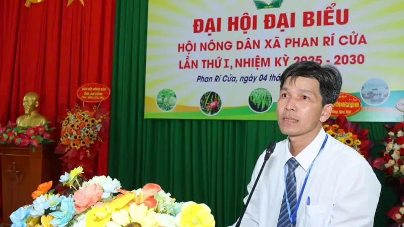 Chỉ định ông Trần Ngọc Mỹ giữ chức Chủ tịch Hội Nông dân xã Phan Rí Cửa, tỉnh Lâm ...