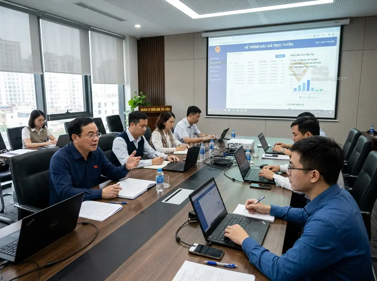 Cơ chế đặc thù và chuyển đổi số trong đấu giá tài sản trực tuyến: Tác động đến thị trường bất động sản Việt Nam