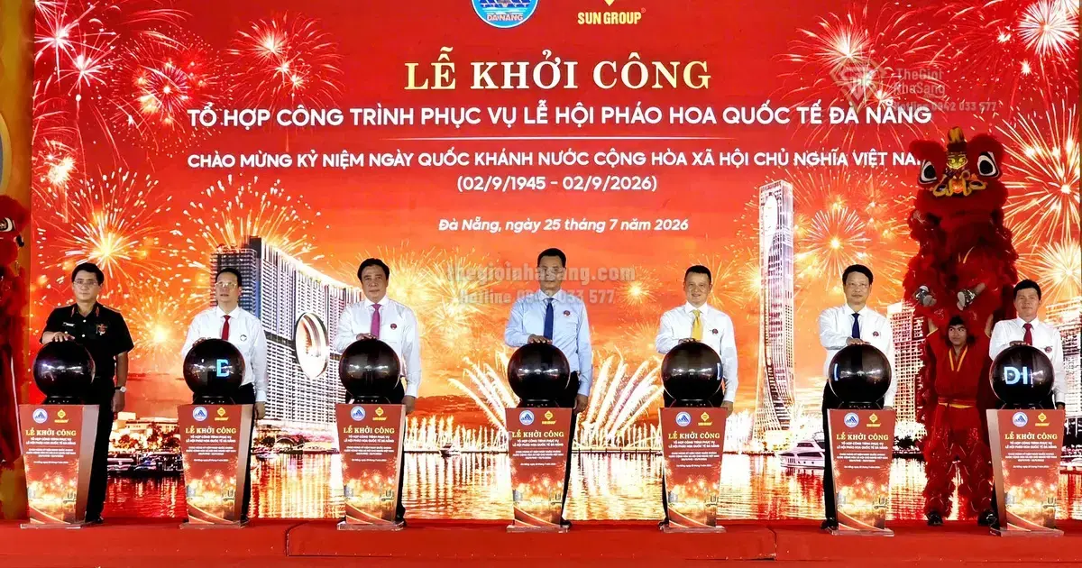 Đà Nẵng Khởi Công Tổ Hợp Công Trình Phục Vụ Lễ Hội Pháo Hoa Quốc Tế: Cú Hích Mới Cho Thị Trường Bất Động Sản Ven Sông Hàn