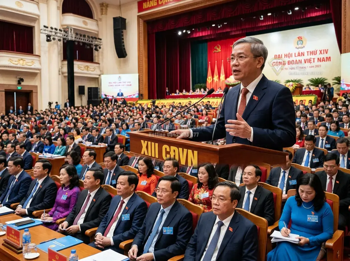 Đại hội Công đoàn Việt Nam lần thứ XIV: Tác động và Cơ hội cho Thị trường Bất động sản Công nghiệp và Nhà ở Công nhân