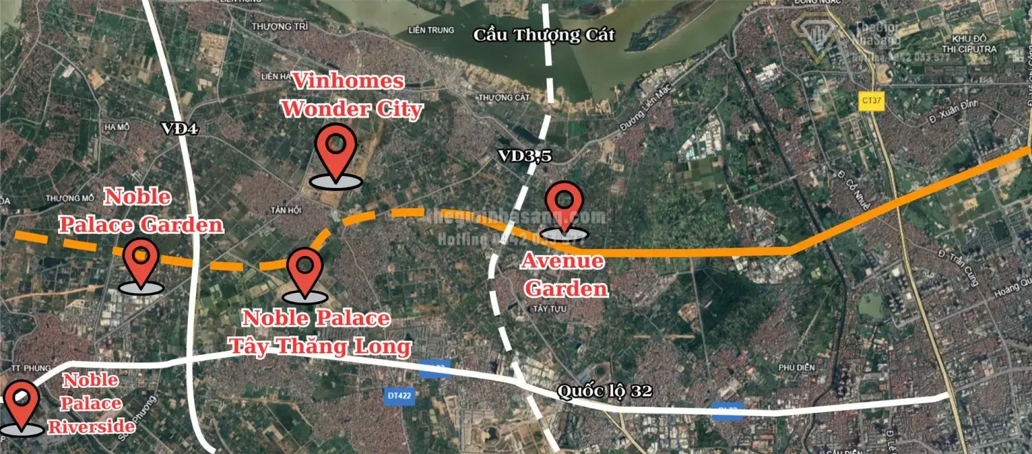 Đại lộ Tây Thăng Long giai đoạn nước rút: Cơ hội bứt phá cho thị trường bất động sản phía Tây Hà Nội