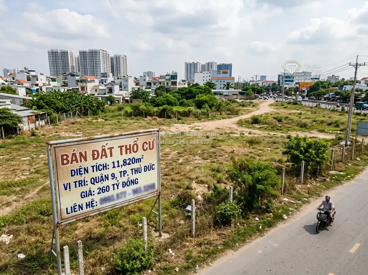 Đất nền Đình Phong Phú, Tăng Nhơn Phú B, TP. Thủ Đức 11,820m2 giá 260 tỷ