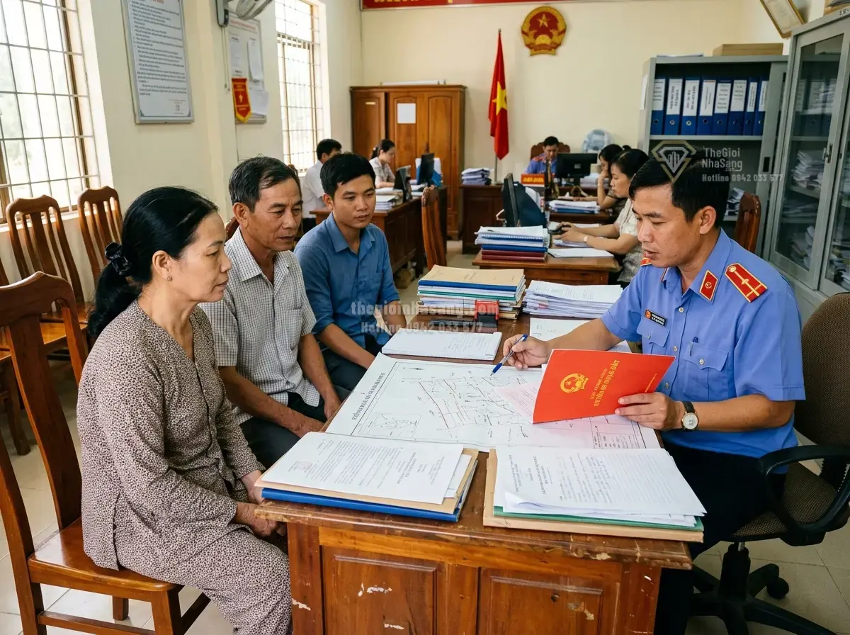 Điều kiện và quy trình xác định lại diện tích đất ở khi đã cấp sổ đỏ theo Luật Đất đai 2024