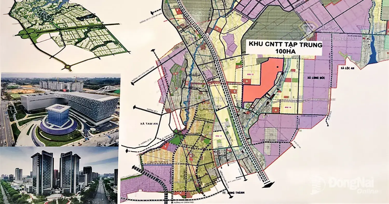 Đồng Nai phê duyệt quy hoạch Khu công nghệ số tập trung Long Thành rộng 120ha thúc đẩy phát triển công nghệ và bất động sản