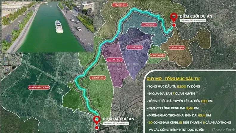 Dự án cải tạo kênh Tham Lương – Bến Cát: Tiềm năng và thách thức trong phát triển hạ tầng TP.HCM