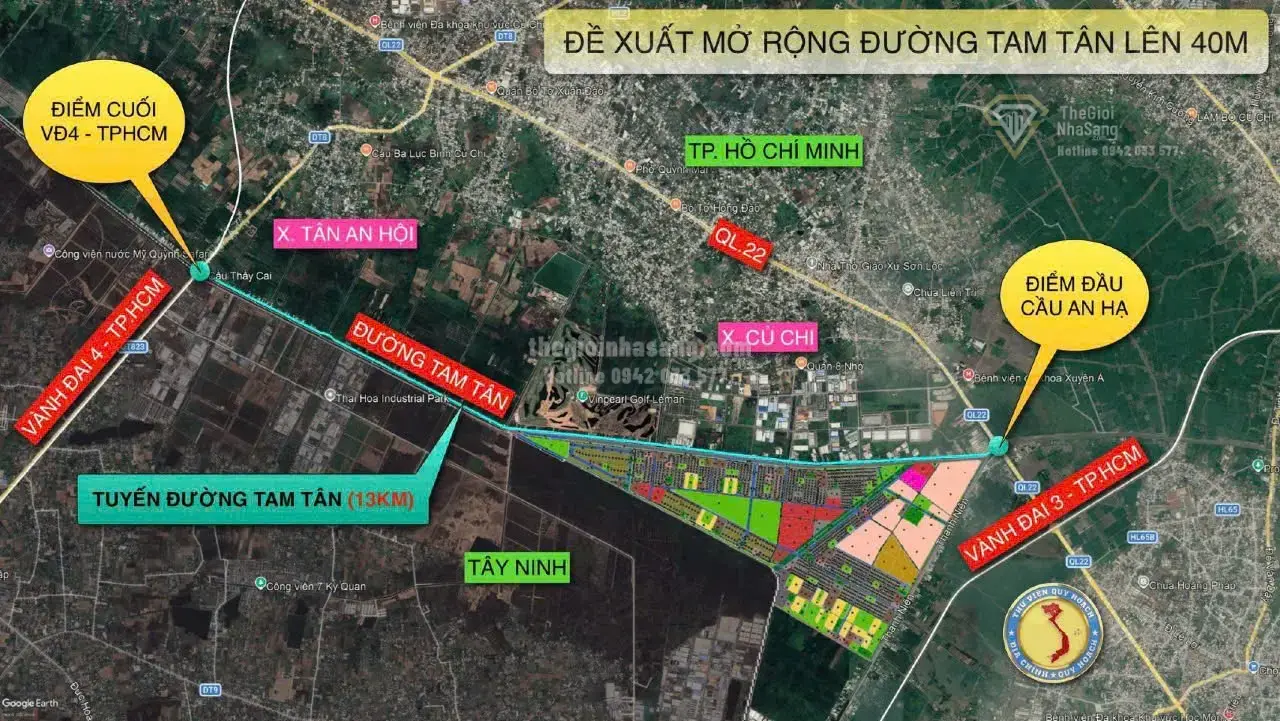 Dự án Đường Nối Quốc lộ 22 – Vành đai 4: Bước Đột Phá Hạ Tầng Giao Thông Tây Bắc TP.HCM