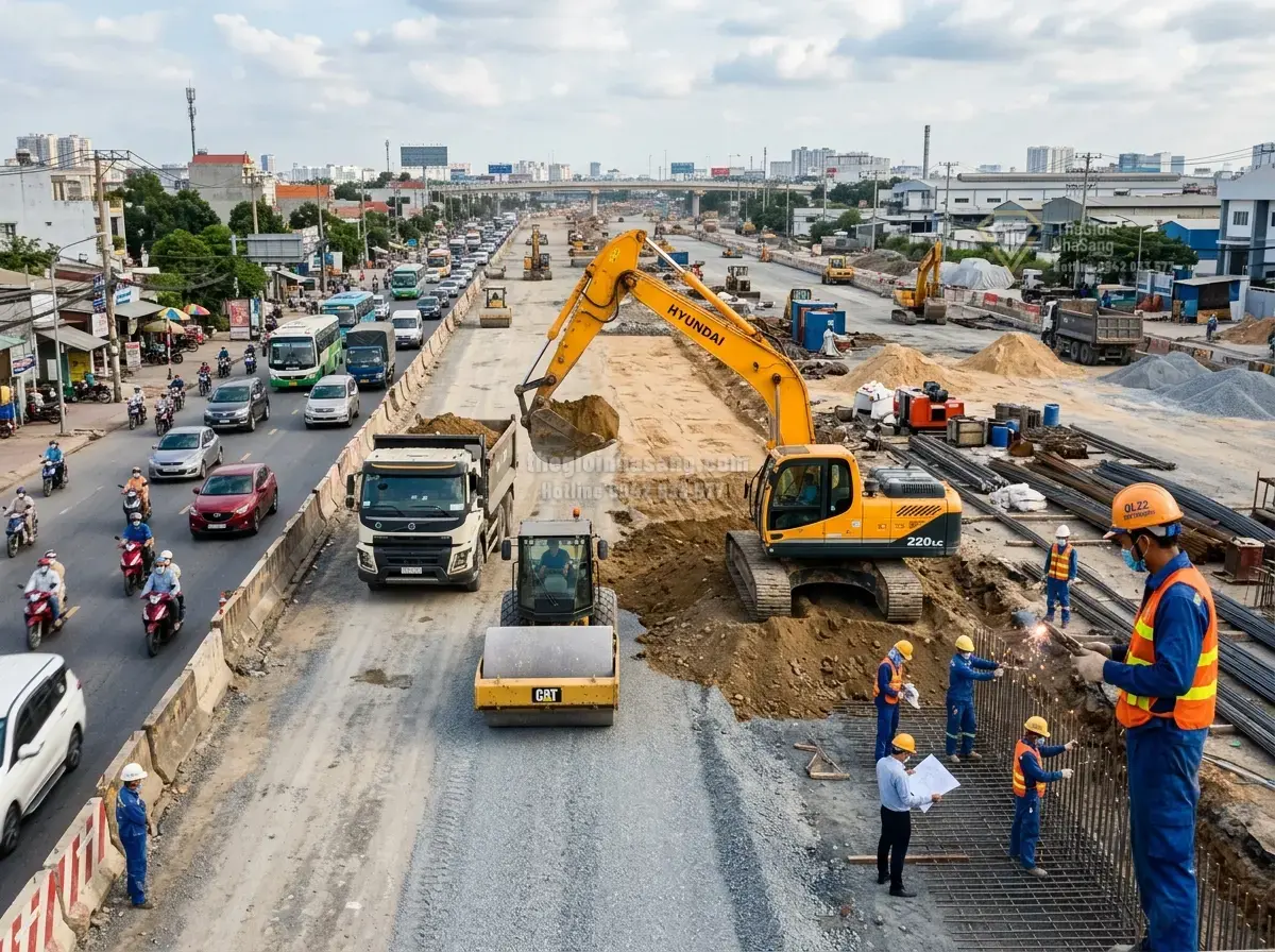 Dự án mở rộng Quốc lộ 22: Cơ hội đột phá hạ tầng và bất động sản khu Tây Bắc TP.HCM