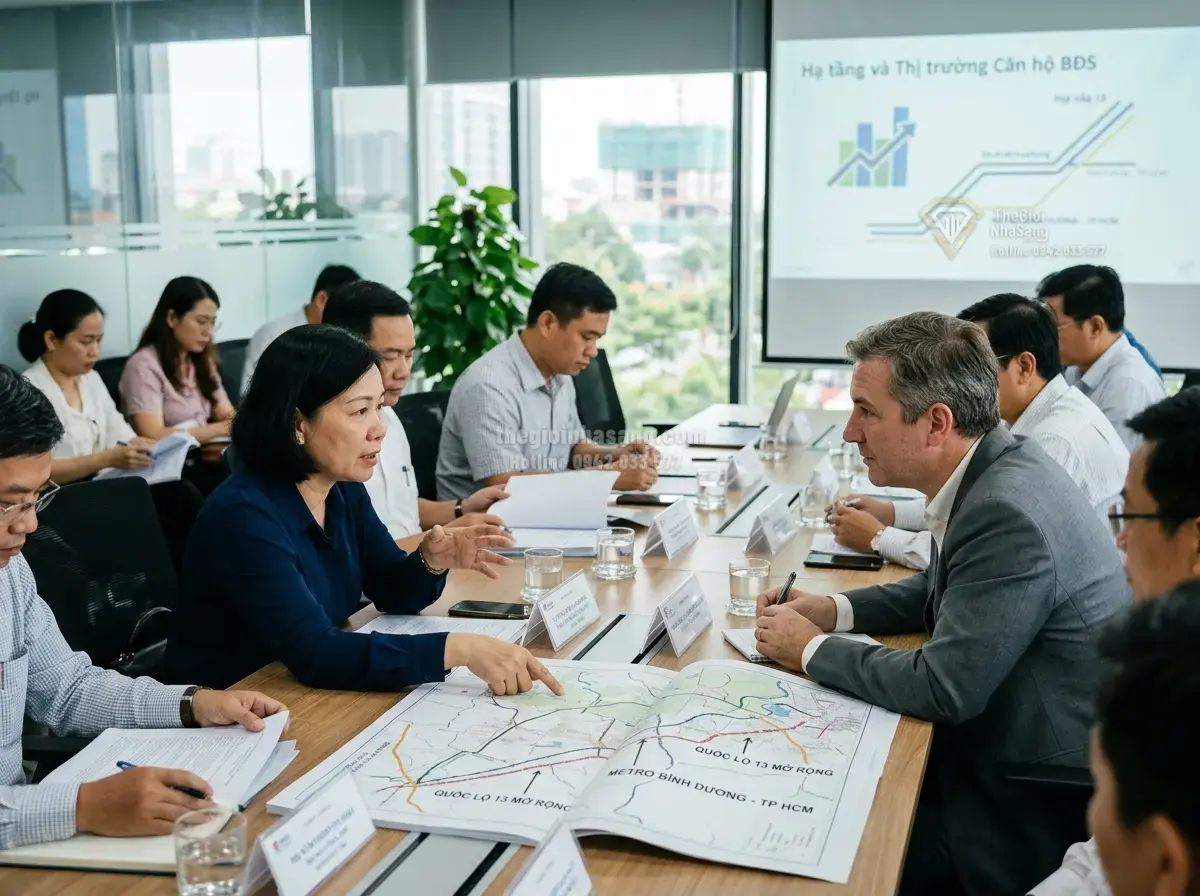 Giá Căn Hộ Bình Dương Tăng Mạnh: Đòn Bẩy Hạ Tầng và Hiệu Ứng Lan Tỏa Từ TP HCM