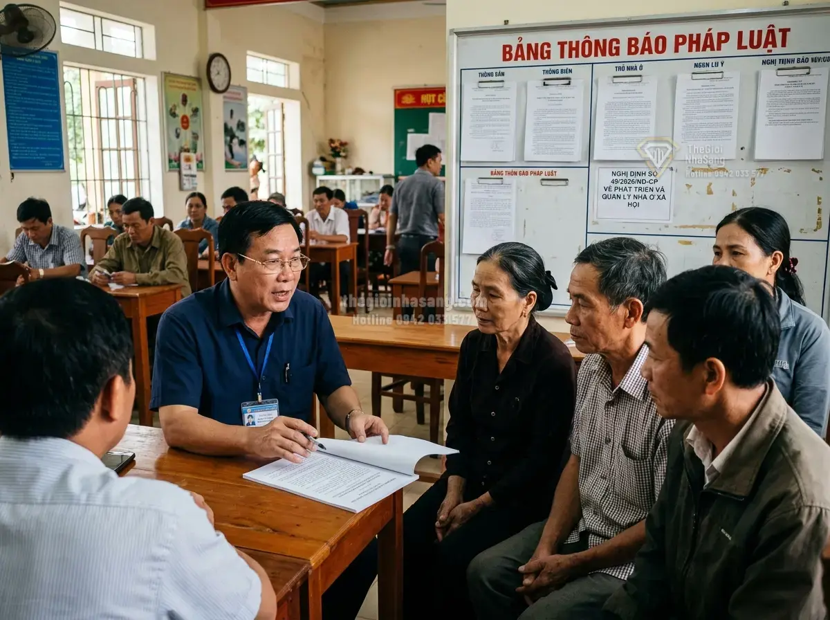 Giấy chứng nhận cấp đổi sau 2004 có được xác định lại diện tích đất ở theo quy định mới?