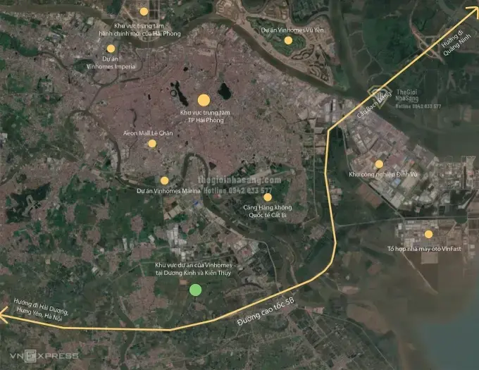 Hải Phòng Chuyển Đổi 36 Ha Đất Trồng Lúa Thành Khu Đô Thị Gần Tỷ USD Vinhomes Golden City