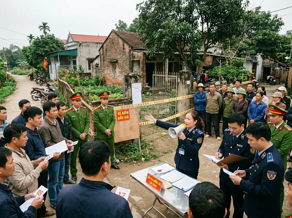 Hồ Sơ Đăng Ký Khi Trúng Đấu Giá Đất Thi Hành Án: Những Quy Định Cần Biết Cho Nhà Đầu Tư Bất Động Sản