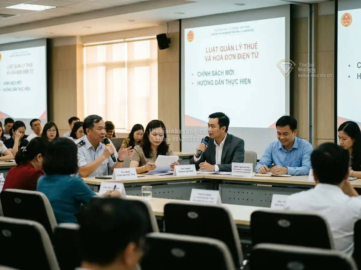 Hội Thảo Quy Định Thuế và Hóa Đơn Điện Tử: Tác Động Đến Thị Trường Bất Động Sản và Kinh Doanh Đa Kênh