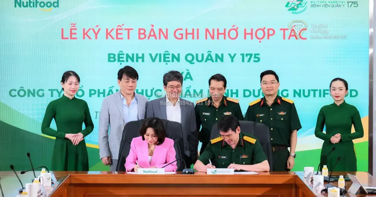 Hợp tác Nutifood và Bệnh viện Quân y 175: Đòn bẩy mới cho phát triển giải pháp dinh dưỡng và tác động đến thị trường bất động sản y tế Việt Nam