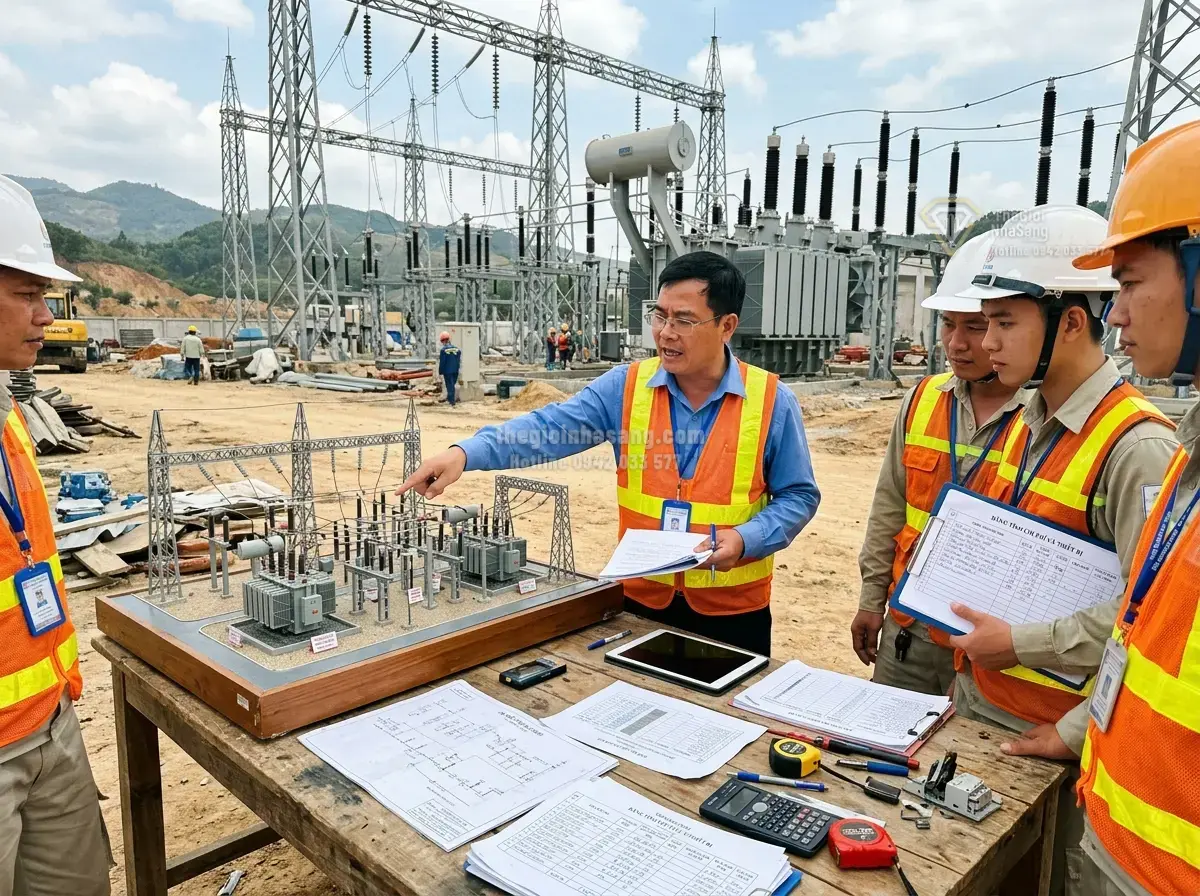 Hướng Dẫn Tính Chi Phí Thiết Kế Công Trình Trạm Biến Áp Theo Thông Tư 12/2021/TT-BXD