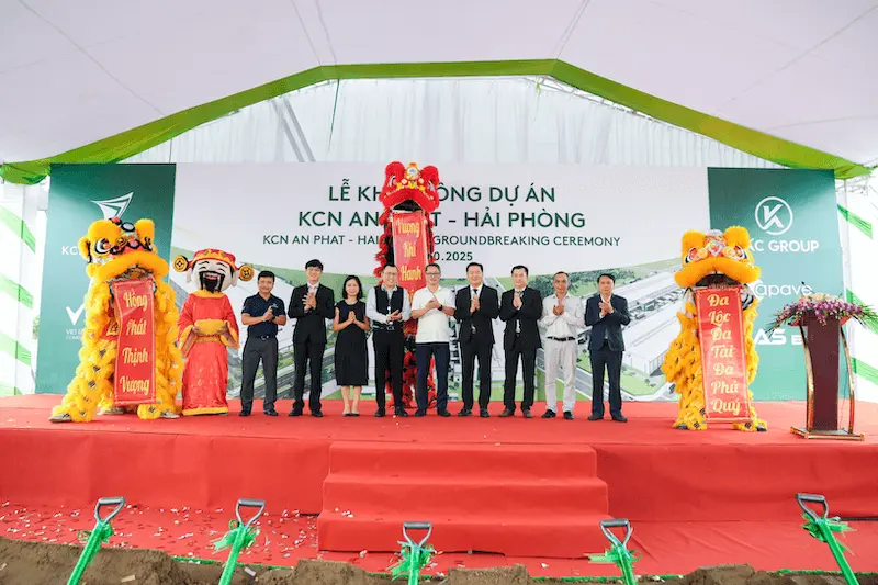 Tập đoàn KCN Việt Nam khởi công dự án KCN An Phát, mở rộng mạng lưới bất động sản ...