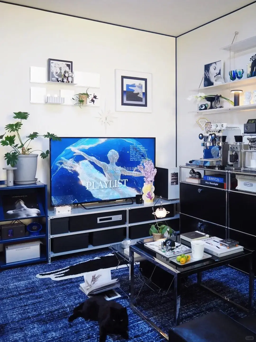 Khám Phá Thiết Kế Căn Hộ Phong Cách Đại Dương Xanh Đầy Linh Hoạt Của Nữ Designer Hướng Nội