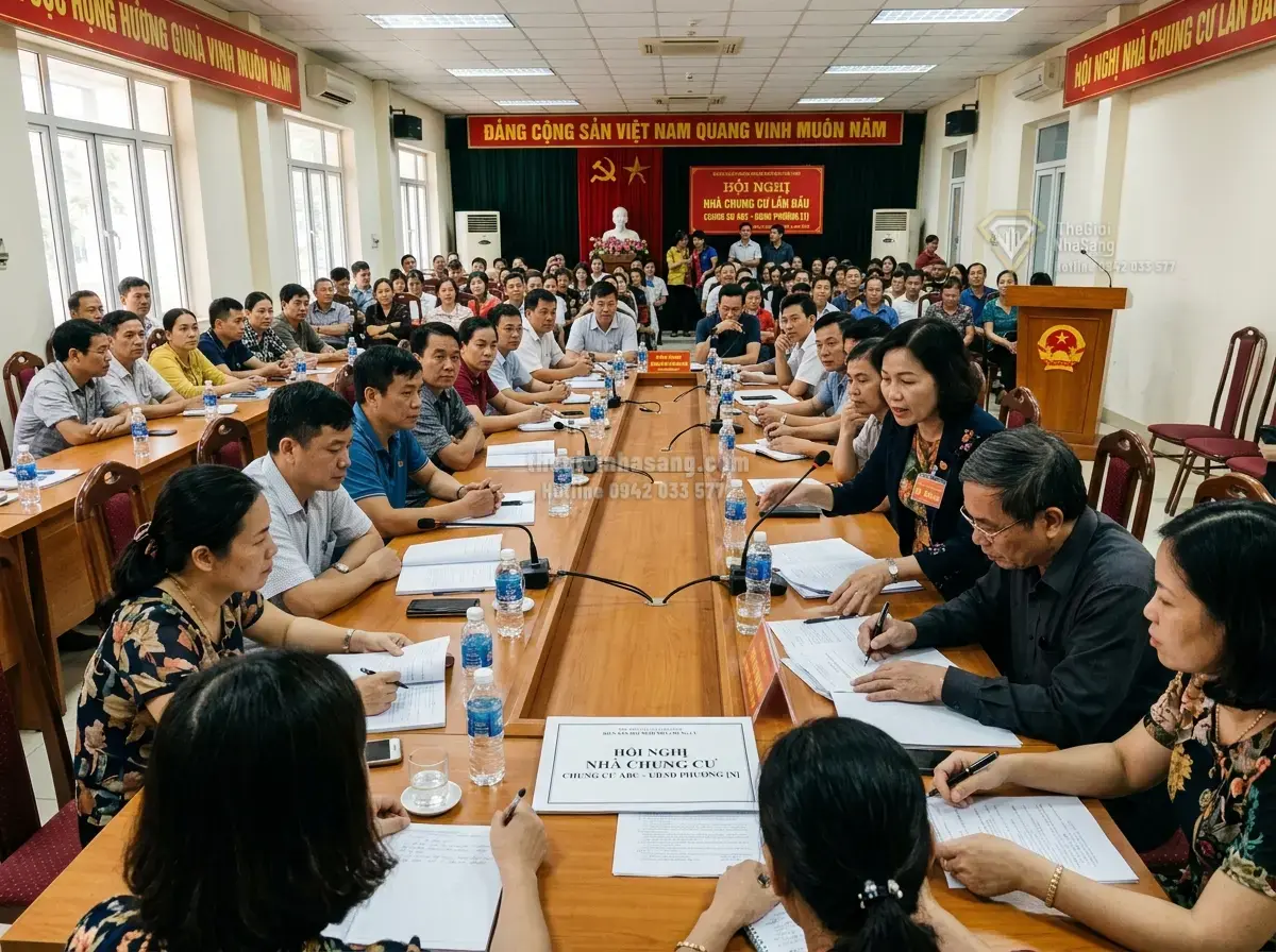 Khi Nào UBND Cấp Xã Phải Tổ Chức Hội Nghị Nhà Chung Cư Thay Chủ Đầu Tư? Phân Tích Quy Định và Ảnh Hưởng Đến Quản Trị Bất Động Sản